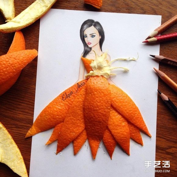 用食物做成女孩的禮服 我想一口吃掉那裙擺~ -  rpnrmr.com