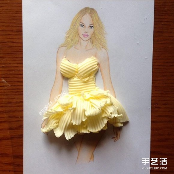 用食物做成女孩的禮服 我想一口吃掉那裙擺~ -  rpnrmr.com