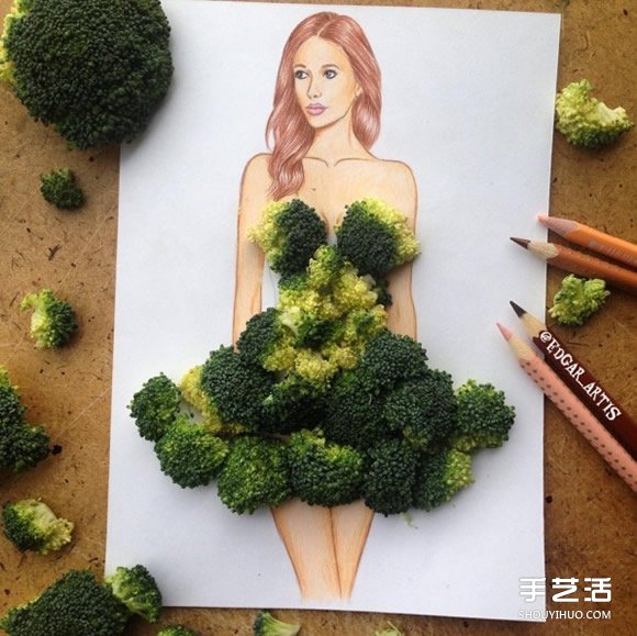 用食物做成女孩的禮服 我想一口吃掉那裙擺~ -  rpnrmr.com