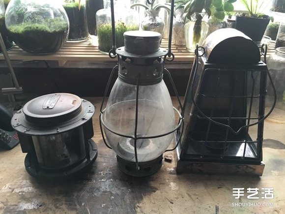 煤油燈改造成水族箱 當(dāng)然也可以拿來(lái)種盆栽 -  rpnrmr.com