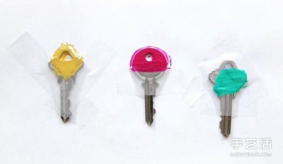 鑰匙美化手工小制作 用指甲油讓鑰匙變漂亮~ -  rpnrmr.com