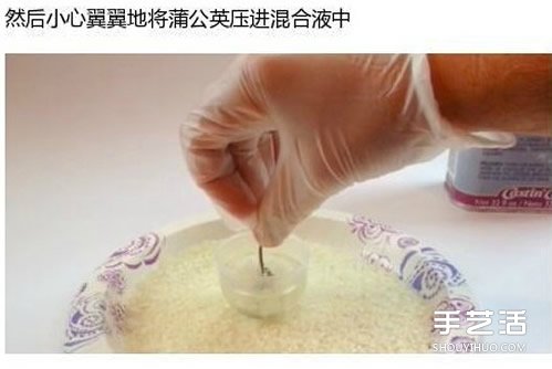 透明蒲公英球小飾品DIY制作過程步驟 -  rpnrmr.com