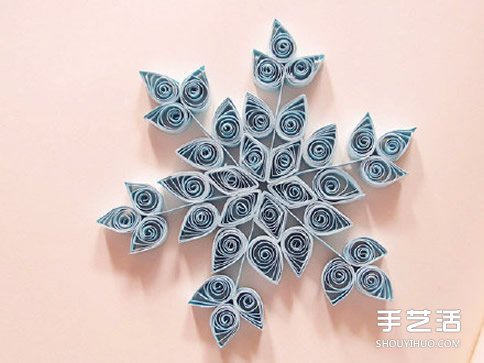 手工衍紙雪花教程 美麗卷紙雪花的做法圖解 -  rpnrmr.com