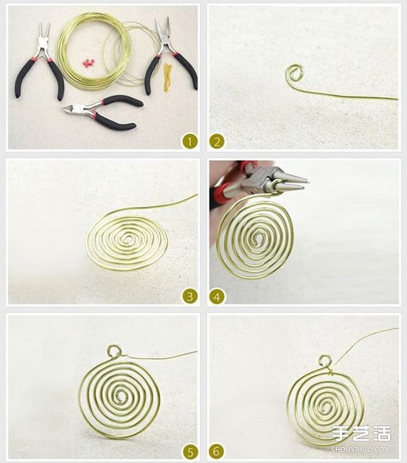 金屬絲DIY制作向日葵項鏈的方法詳細(xì)步驟圖解 -  rpnrmr.com