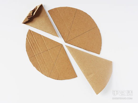 瓦楞紙手工制作披薩模型 和孩子一起過(guò)家家~ -  rpnrmr.com
