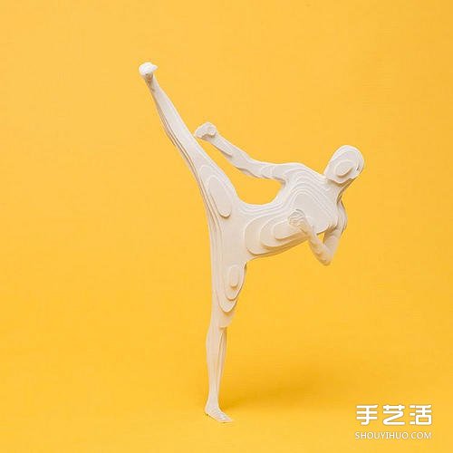 紙雕人偶：一百多張紙層層堆疊成立體紙雕作品 -  rpnrmr.com