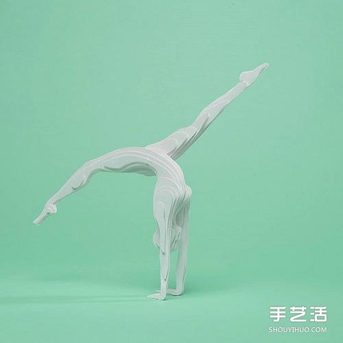 紙雕人偶：一百多張紙層層堆疊成立體紙雕作品 -  rpnrmr.com