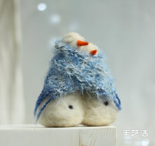 治愈系羊毛氈作品 可愛萌化人心的手作圖片 -  rpnrmr.com