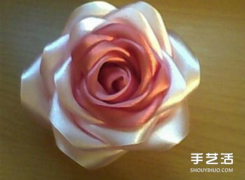緞帶玫瑰花的做法教程 手工緞帶玫瑰花折法圖解 -  rpnrmr.com