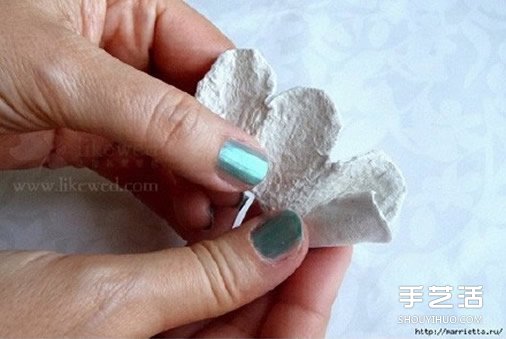 蛋托玫瑰花裝飾手工制作 即使婚禮上都可以用 -  rpnrmr.com