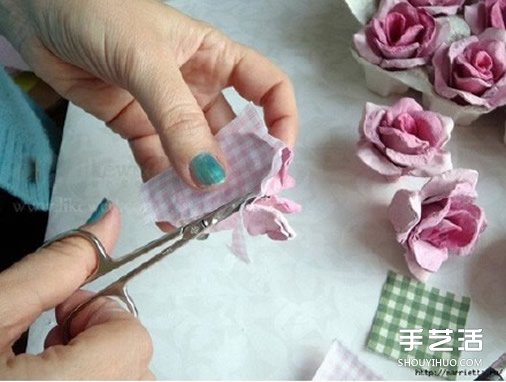 蛋托玫瑰花裝飾手工制作 即使婚禮上都可以用 -  rpnrmr.com