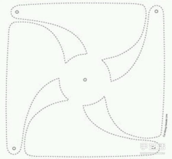 幼兒八葉紙風(fēng)車的做法 手工雙層紙風(fēng)車的做法 -  rpnrmr.com