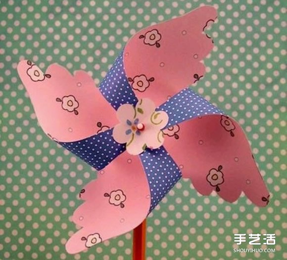 幼兒八葉紙風(fēng)車的做法 手工雙層紙風(fēng)車的做法 -  rpnrmr.com
