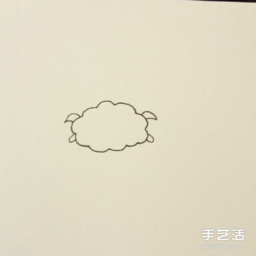 睡覺的小綿羊簡筆畫的畫法教程 包括上色步驟 -  rpnrmr.com