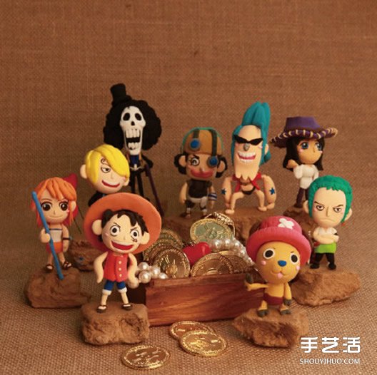 草帽海賊團全部成員粘土公仔DIY制作圖解教程 -  rpnrmr.com