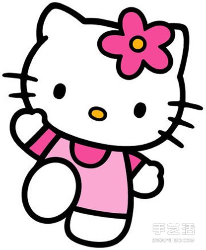 Hello Kitty簡(jiǎn)筆畫圖片步驟教程 超可愛的！ -  rpnrmr.com