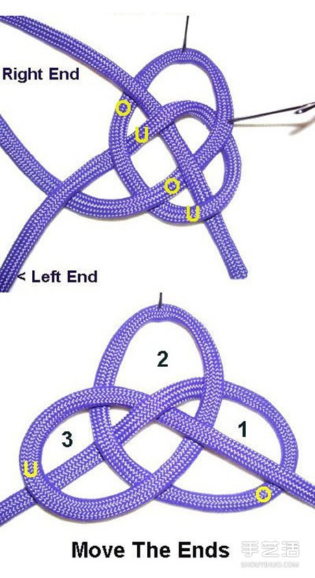 兩種圓結(jié)的編法圖解：云結(jié)和所羅門印結(jié) -  rpnrmr.com