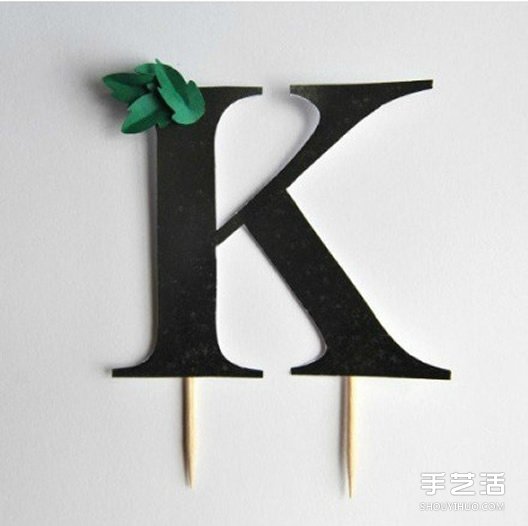 剪紙制作生日蛋糕裝飾立體文字的方法圖解教程 -  rpnrmr.com
