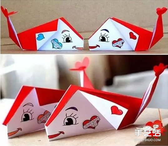 簡單手工折紙鯨魚教程 幼兒折鯨魚的折法圖解 -  rpnrmr.com