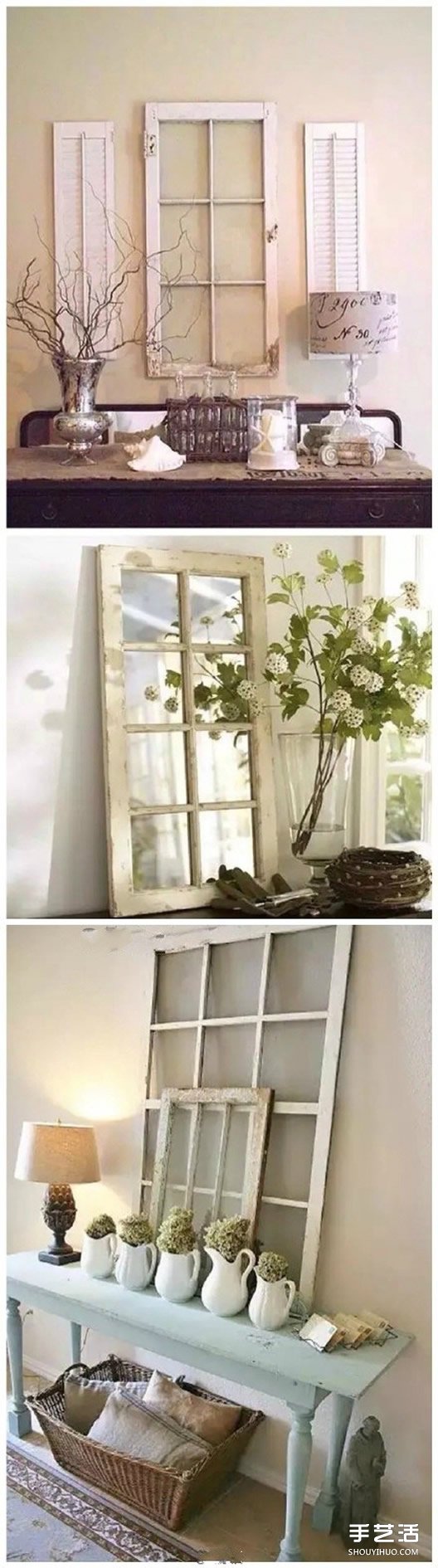 舊窗戶改造DIY制作大全 變成裝飾家居的亮點(diǎn) -  rpnrmr.com