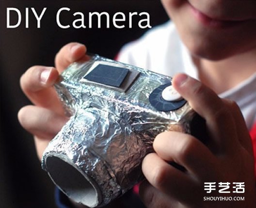 兒童玩具相機(jī)制作方法 卷紙筒加紙盒DIY而成 -  rpnrmr.com
