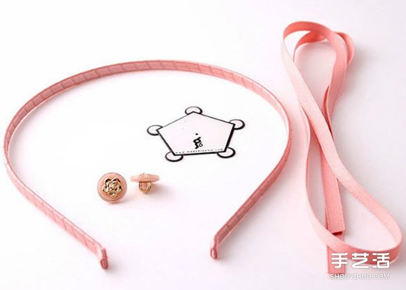可愛緞帶花手工制作 裝飾到發(fā)箍很適合小女生 -  rpnrmr.com