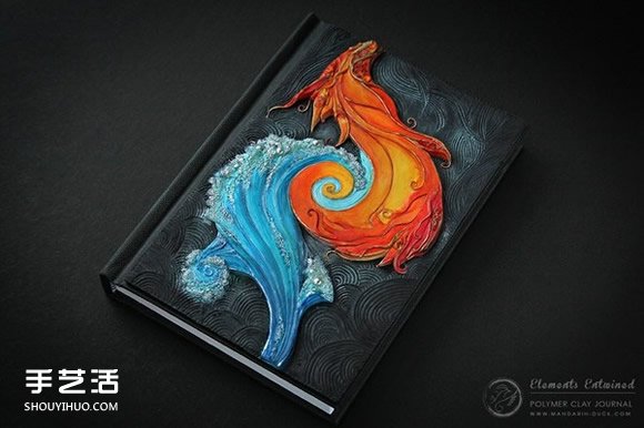 純手工打造：帶有圖案的手工魔法書作品圖片 -  rpnrmr.com