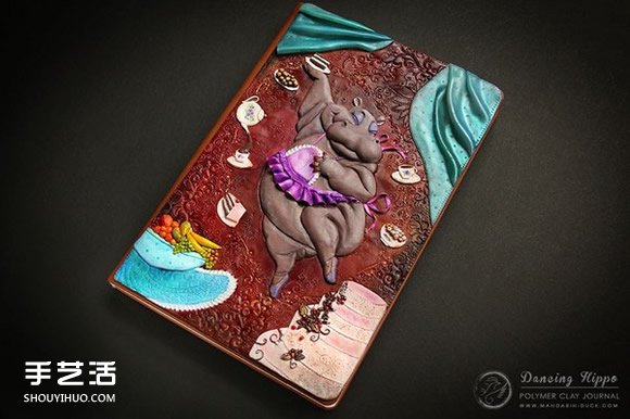 純手工打造：帶有圖案的手工魔法書作品圖片 -  rpnrmr.com