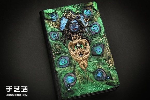 純手工打造：帶有圖案的手工魔法書作品圖片 -  rpnrmr.com