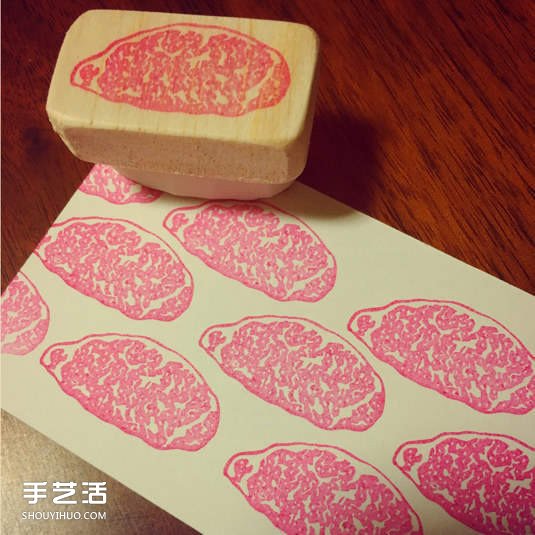 超逼真的肉塊橡皮圖章 小心被汪星人吃下肚呀 -  rpnrmr.com