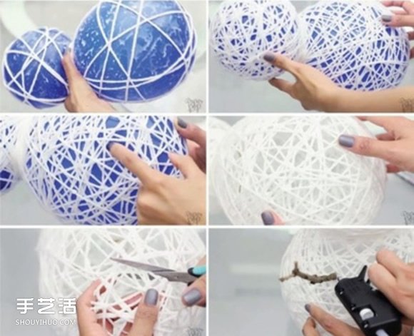 簡單雪人的制作方法 用繩子DIY制作立體雪人 -  rpnrmr.com