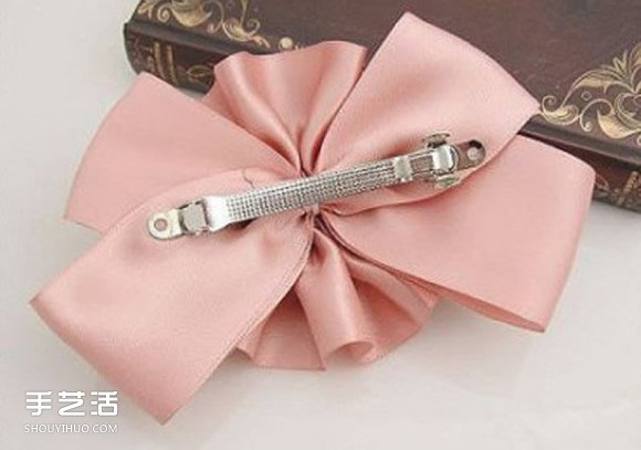 自制緞帶花發(fā)卡的方法 好搭緞帶花朵發(fā)飾DIY -  rpnrmr.com