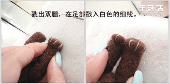 如何制作羊毛氈兔子 毛絨兔子羊毛氈DIY教程 -  rpnrmr.com
