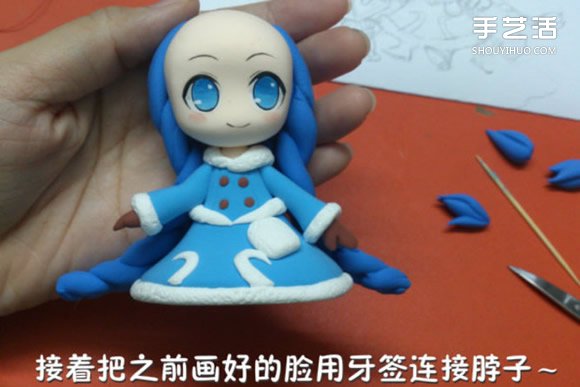 LOL仙靈女巫冰雪璐璐超輕粘土DIY制作圖解教程 -  rpnrmr.com