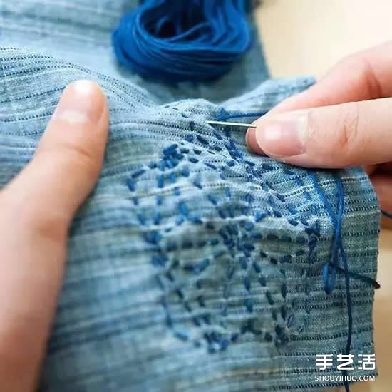 什么是刺子繡 一組日本簡樸刺子繡作品圖片 -  rpnrmr.com
