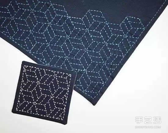 什么是刺子繡 一組日本簡樸刺子繡作品圖片 -  rpnrmr.com