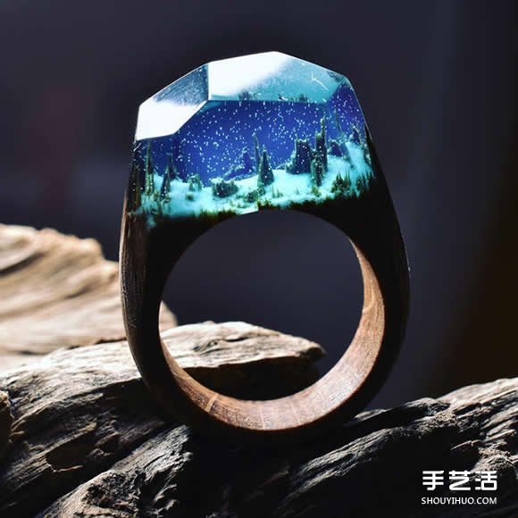 藏神秘磅礡景致的手作木戒 令人目光都不舍離開 -  rpnrmr.com