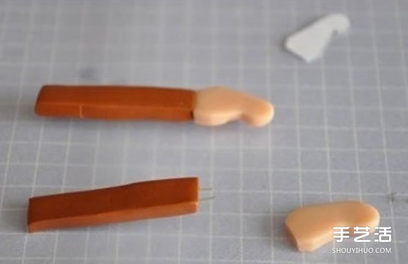 超輕粘土DIY制作迷你吉他的教程 可以當掛件 -  rpnrmr.com