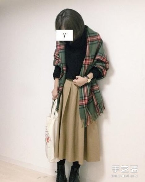 文藝范圍巾的系法圖解 簡單圍圍巾好看的圍法 -  rpnrmr.com