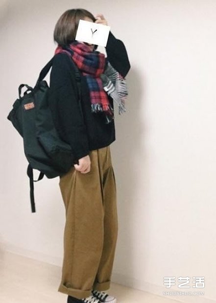 文藝范圍巾的系法圖解 簡單圍圍巾好看的圍法 -  rpnrmr.com