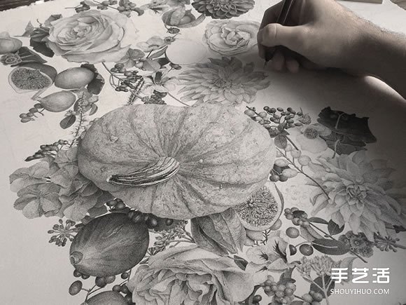 用時超300小時 700萬個點組成的點畫作品圖片 -  rpnrmr.com