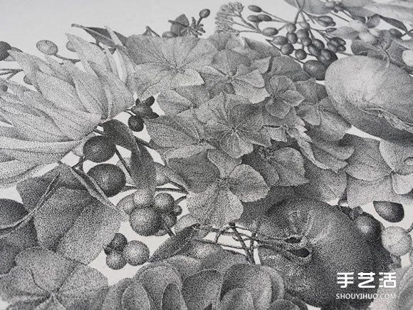 用時超300小時 700萬個點組成的點畫作品圖片 -  rpnrmr.com
