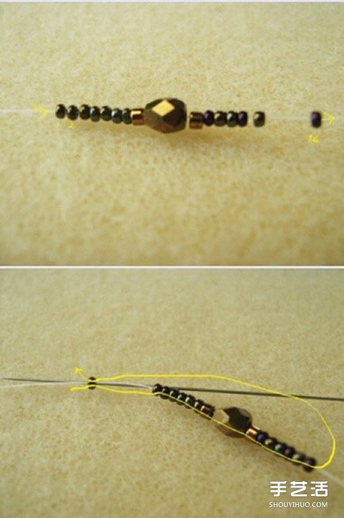 古典復古味道的串珠項鏈墜子和耳環(huán)DIY制作 -  rpnrmr.com