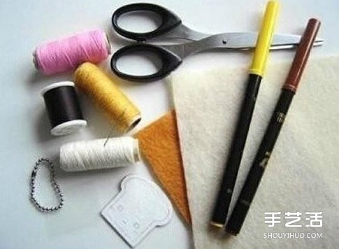 不織布小掛件手工制作 簡(jiǎn)單布藝掛飾DIY圖解 -  rpnrmr.com