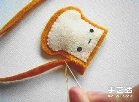 不織布小掛件手工制作 簡(jiǎn)單布藝掛飾DIY圖解 -  rpnrmr.com