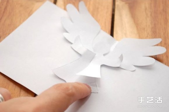 A4紙做賀卡的方法 創(chuàng)意立體天使賀卡手工制作 -  rpnrmr.com