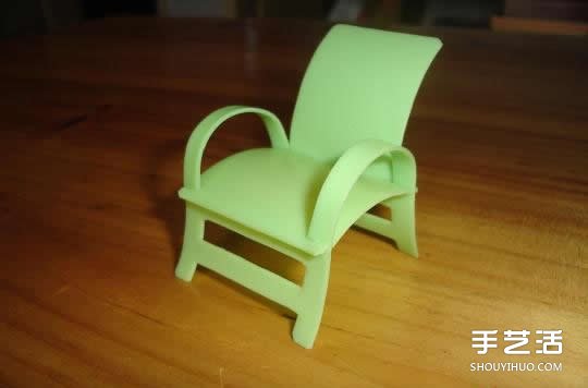 洗潔精瓶子廢物利用DIY制作迷你椅子模型 -  rpnrmr.com