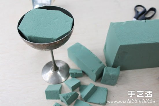 簡易插花入門教程圖解 所用花器是廢舊圣杯~ -  rpnrmr.com