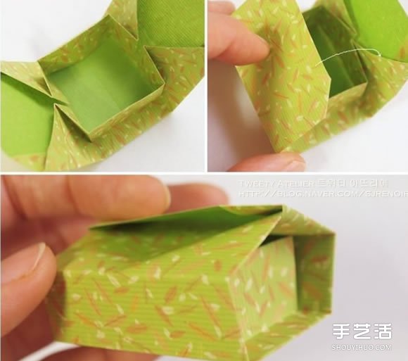 簡單折紙禮物盒圖解 長方形禮品盒的折法 -  rpnrmr.com