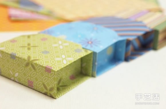 簡單折紙禮物盒圖解 長方形禮品盒的折法 -  rpnrmr.com